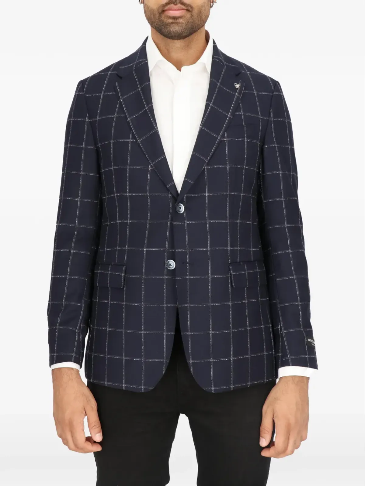 Scotch & Soda ツートーンチェック スポーツコート - 画像2