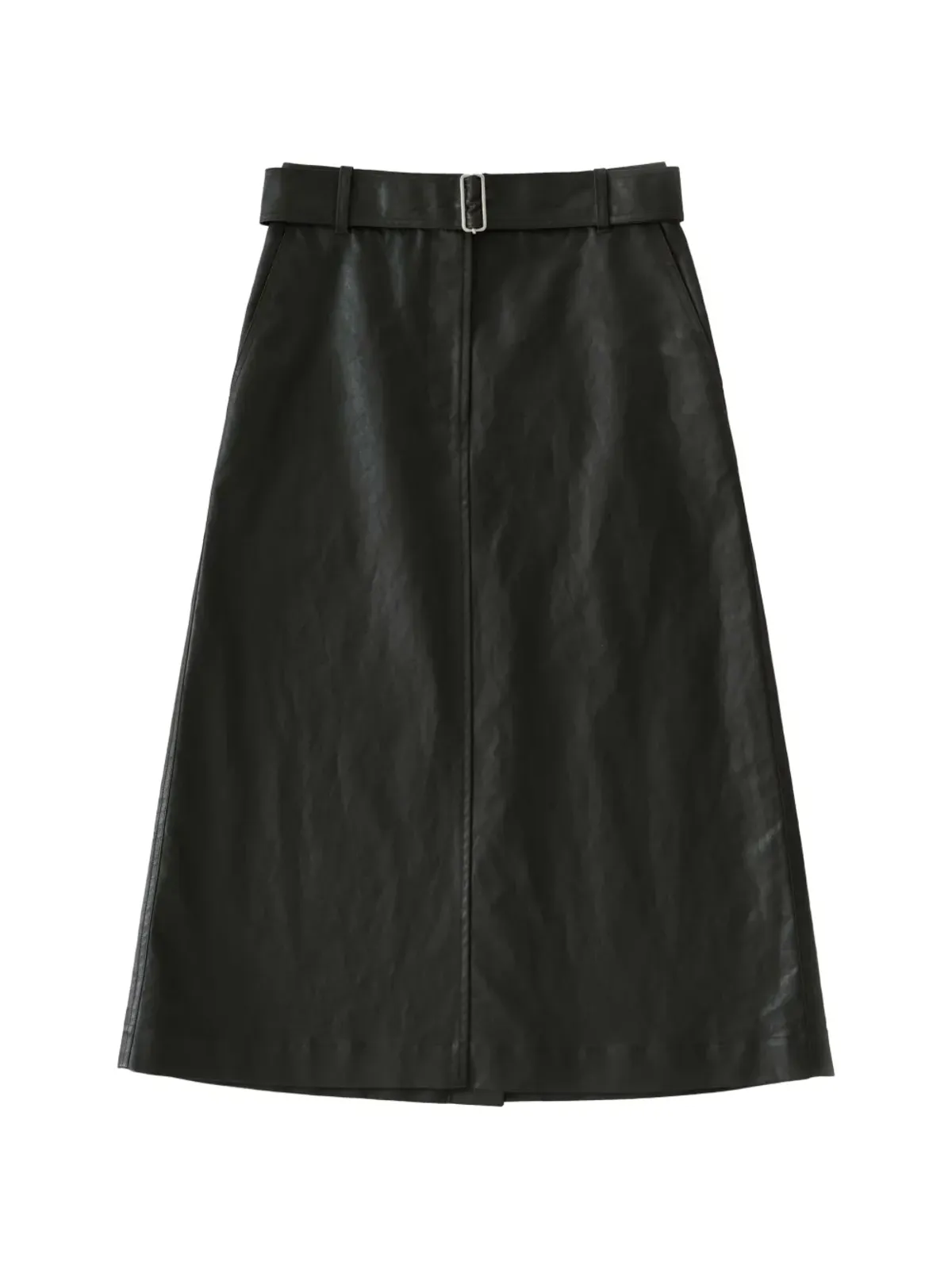 Studio Nicholson Grasse A-line midi skirt - Black - 画像1