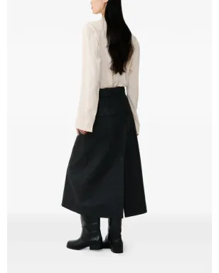 Studio Nicholson Grasse A-line midi skirt - Black - サムネイル3