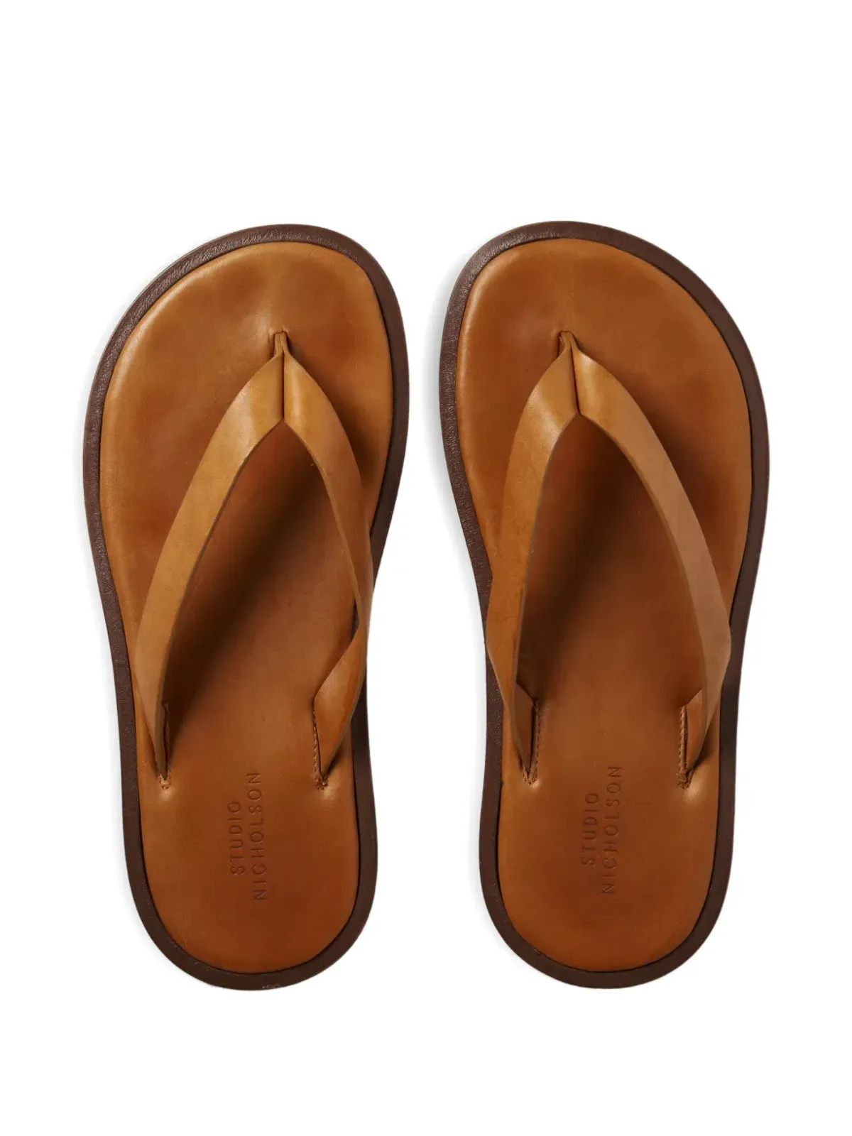 Studio Nicholson Curren leather sandals - Neutrals - 画像4