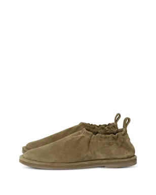 Studio Nicholson Korine elasticated heel suede loafers - Brown - サムネイル1