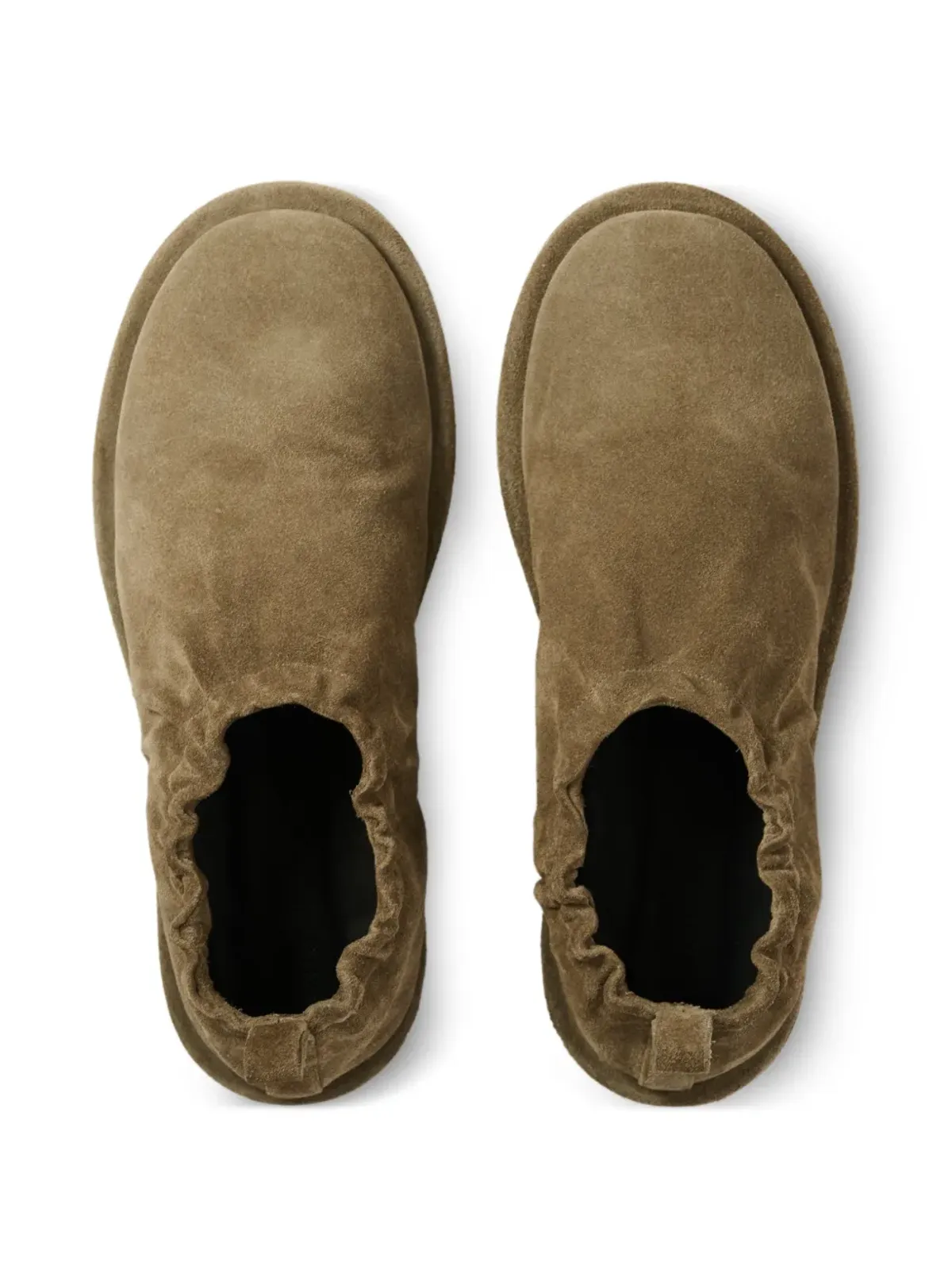 Studio Nicholson Korine elasticated heel suede loafers - Brown - 画像5