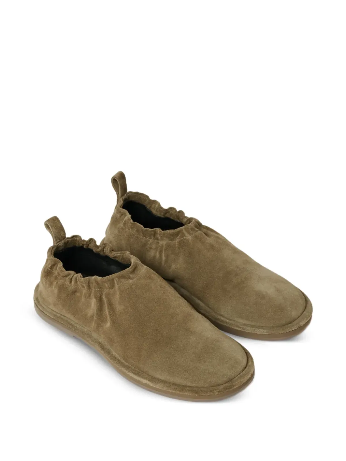 Studio Nicholson Korine elasticated heel suede loafers - Brown - 画像2