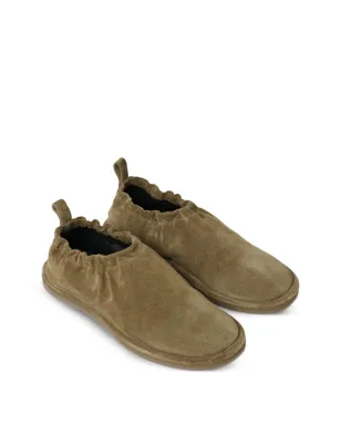 Studio Nicholson Korine elasticated heel suede loafers - Brown - サムネイル2