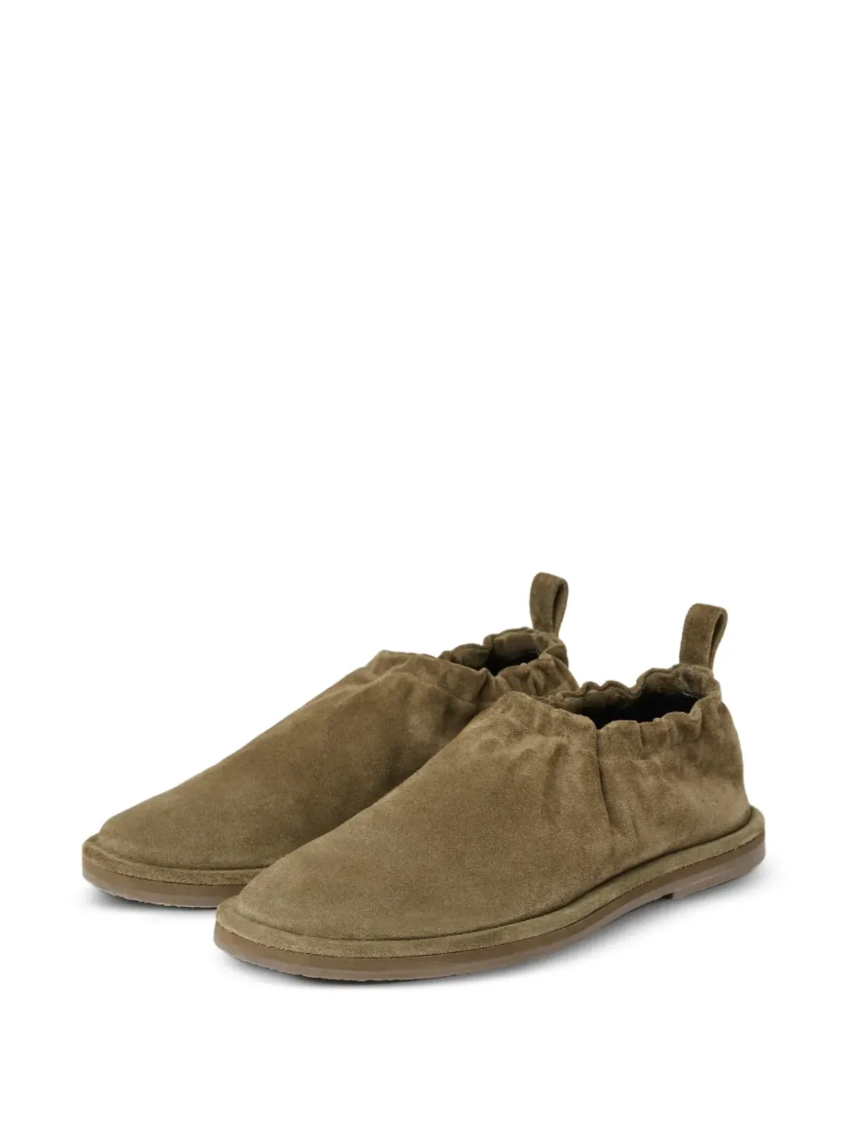 Studio Nicholson Korine elasticated heel suede loafers - Brown - 画像3
