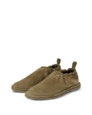 Studio Nicholson Korine elasticated heel suede loafers - Brown - サムネイル3