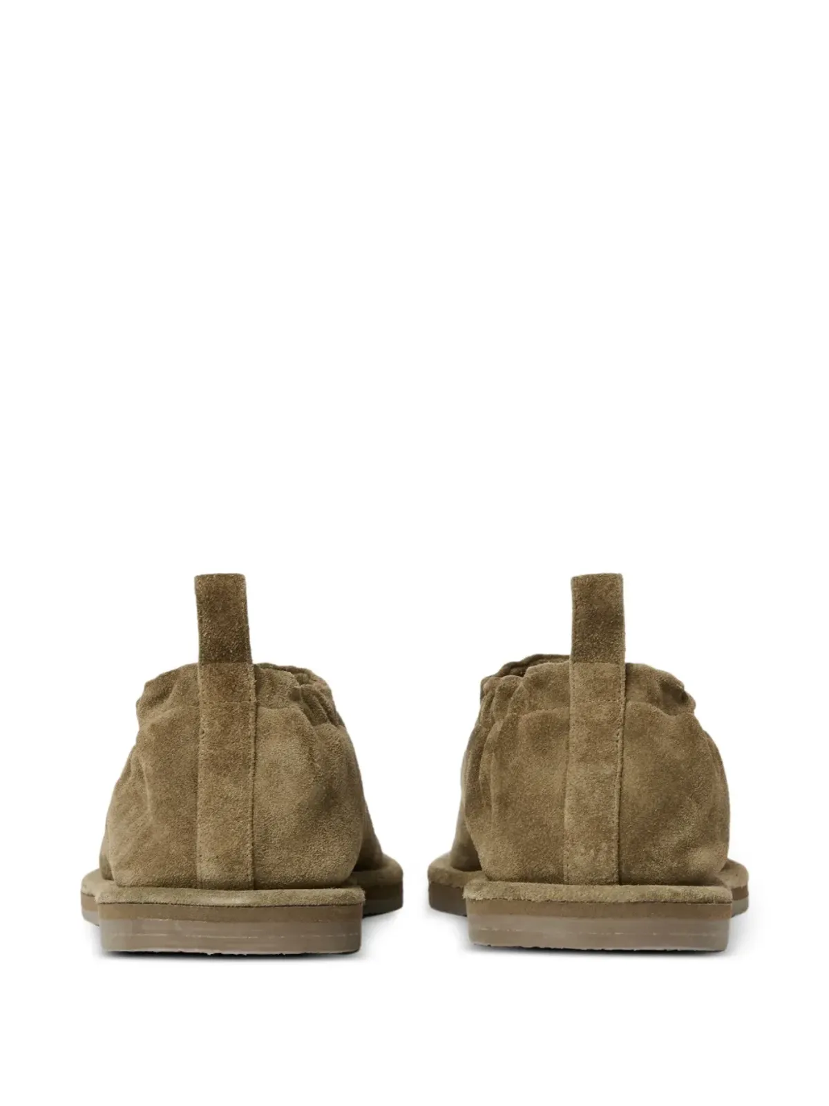 Studio Nicholson Korine elasticated heel suede loafers - Brown - 画像4