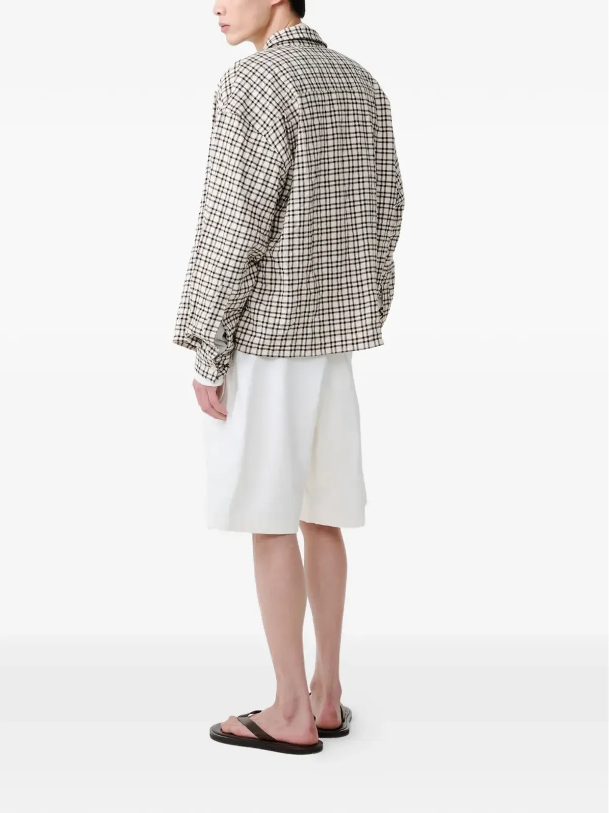 Studio Nicholson Ikaria フラップポケット付き ドローコード ショーツ - 画像4