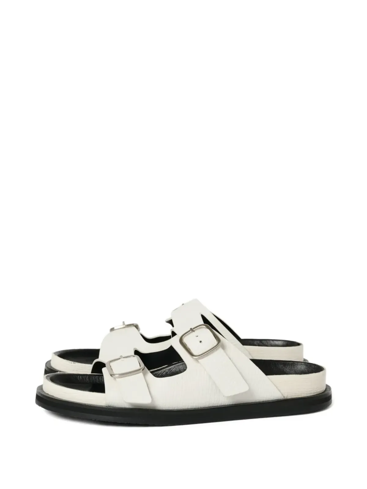 Studio Nicholson バックルファスニング デンバー レザー サンダル - White - 画像1
