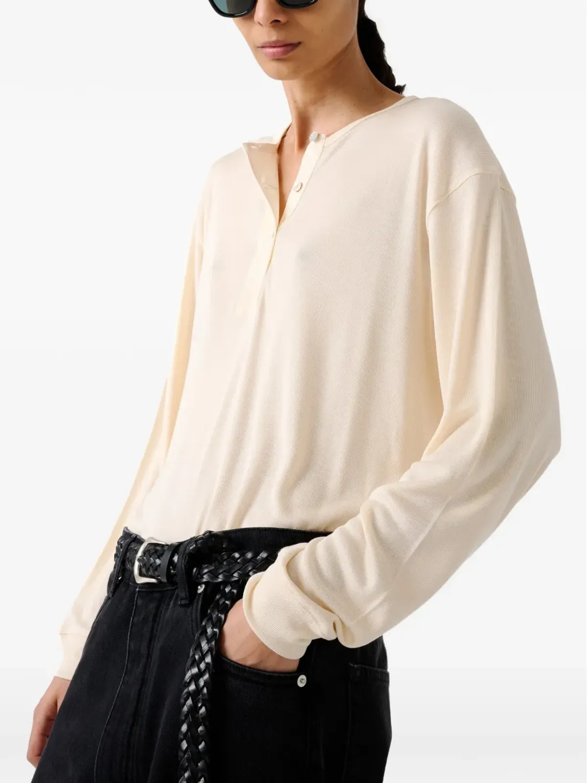 Studio Nicholson グランダッドカラー トップ - 画像5