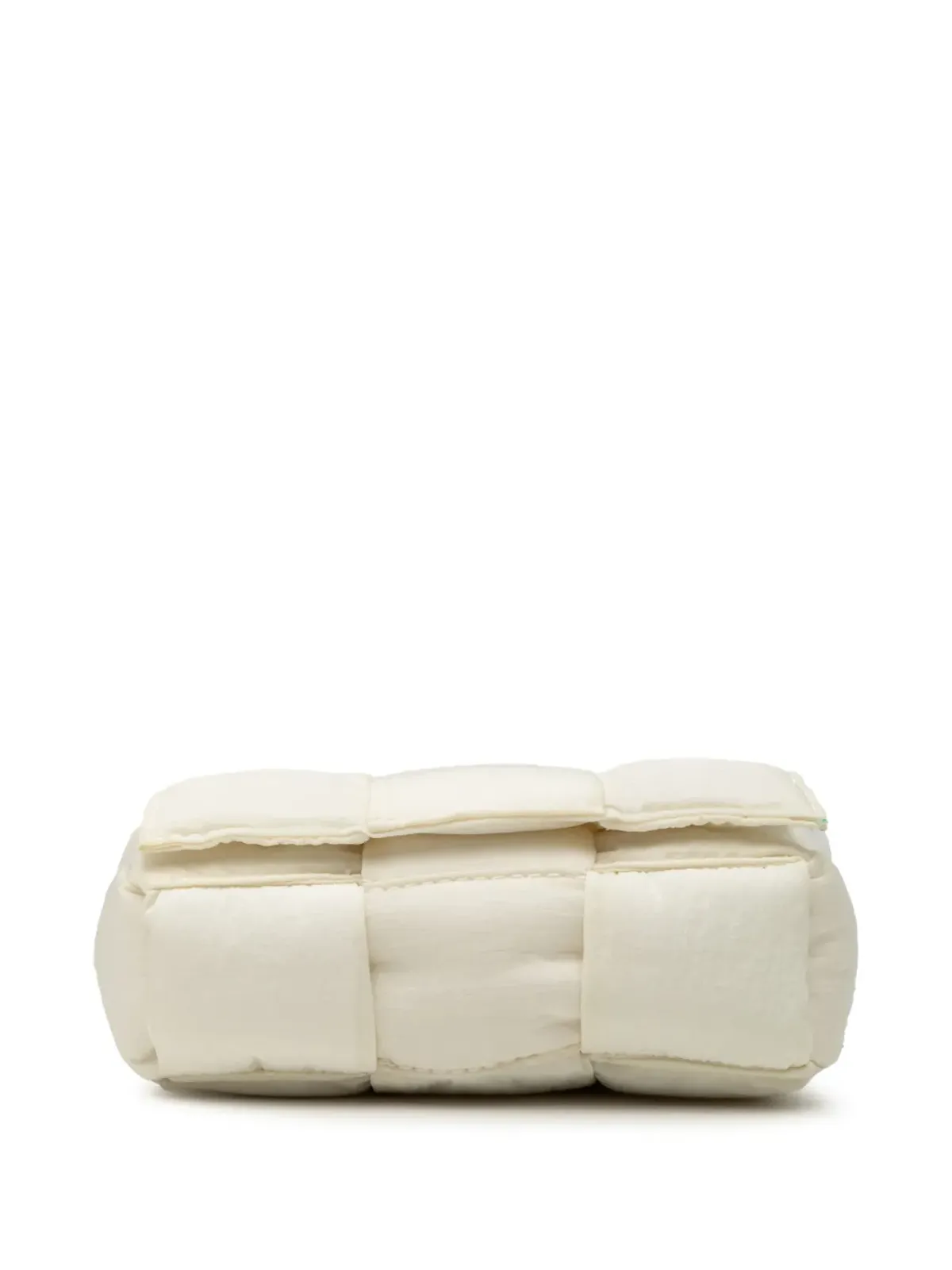 Bottega Veneta ビンテージ Candy Nylon Intrecciato Padded Tech Cassette クロスボディバッグ - White - 画像4