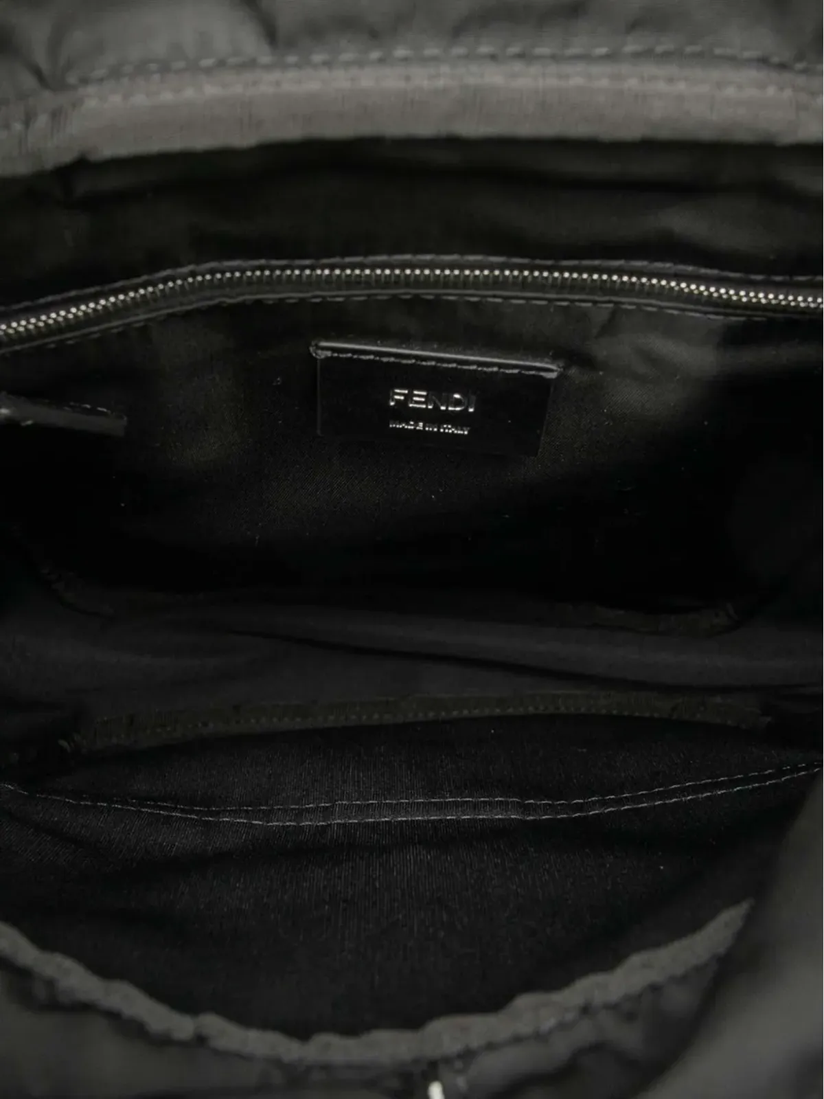 Fendi Pre-Owned 小型ズッカ キャンバス フェンディネス バックパック - ブラック - 画像5