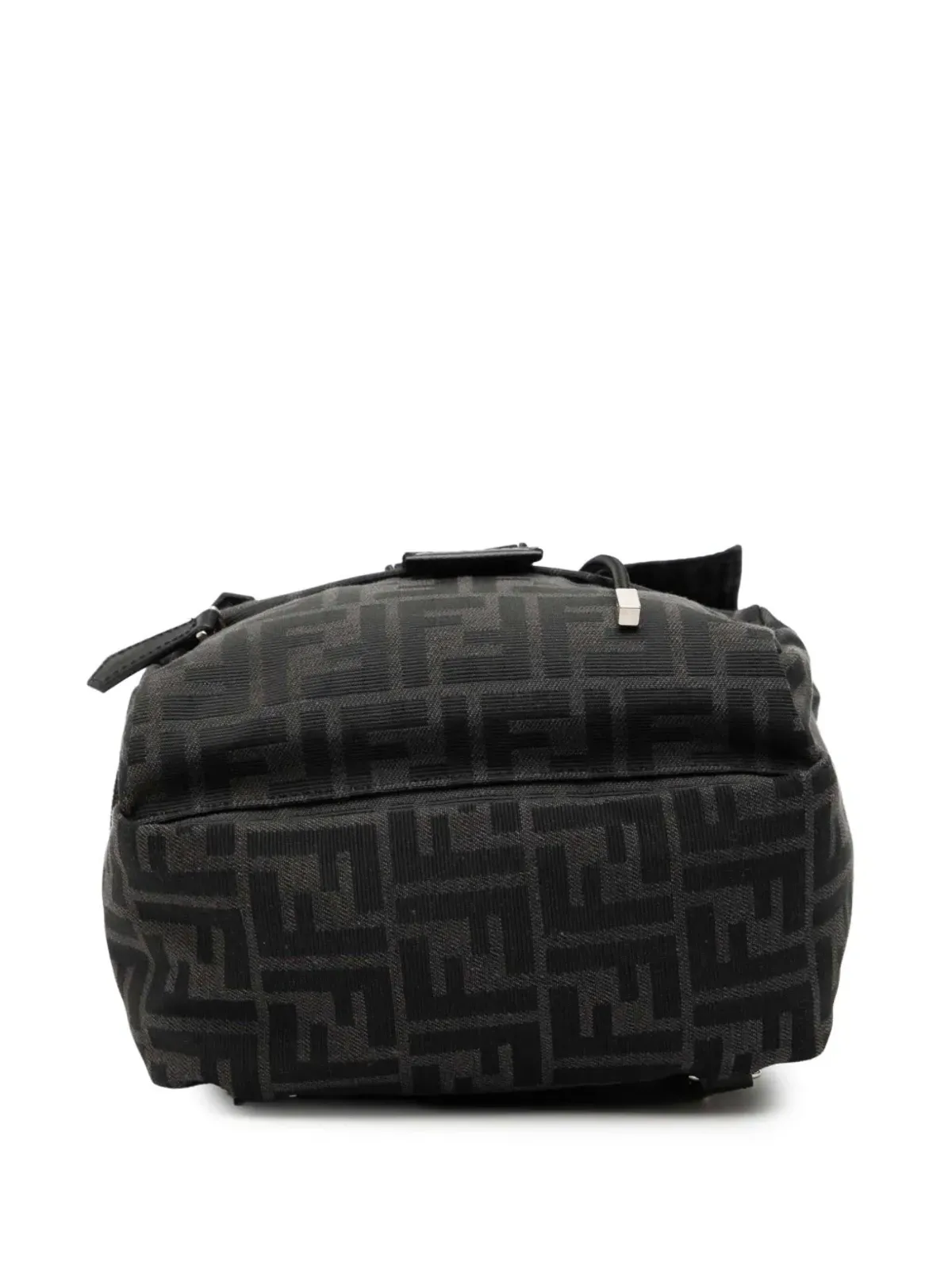Fendi Pre-Owned 小型ズッカ キャンバス フェンディネス バックパック - ブラック - 画像4