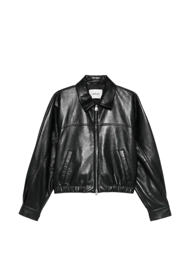 AGOLDE AGOLDE Dixon Cocoon ジ zip bomber ジャケット - ブラックの商品画像