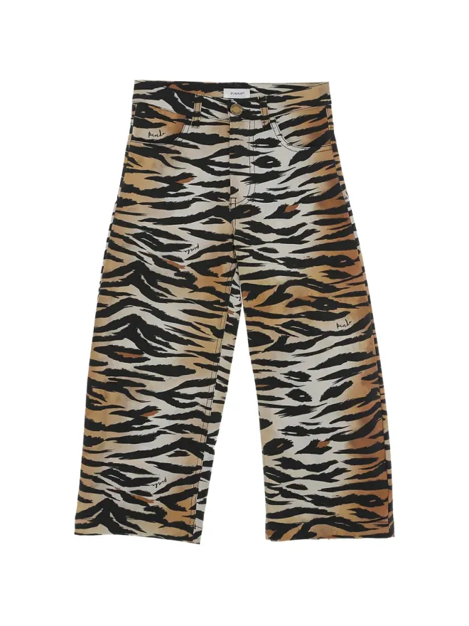 Pinko Kids Pinko Kids 虎柄パンツ - Brownの商品画像