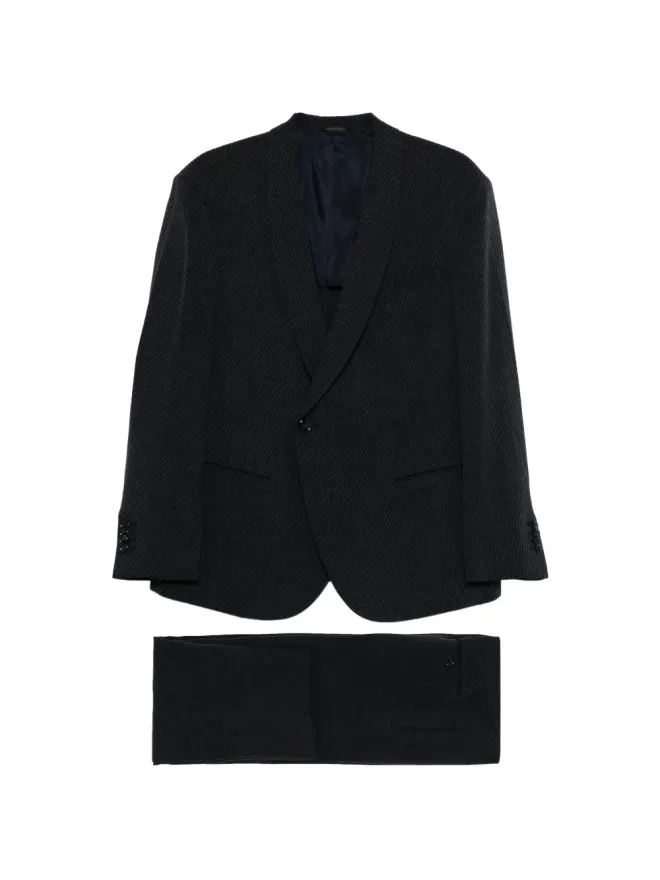 Giorgio Armani Giorgio Armani ピンストライプ・シングルボタン・ブレザーの商品画像