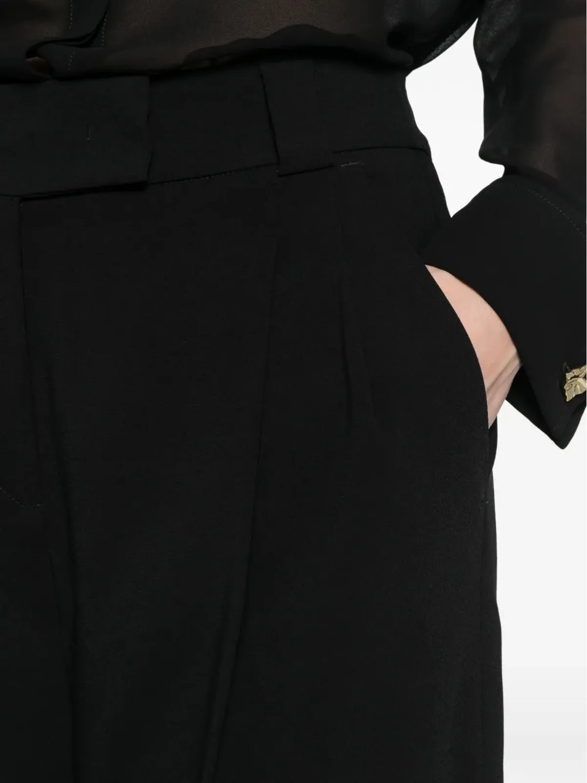 Marella Tairone ワイドレッグパンツ - 画像5
