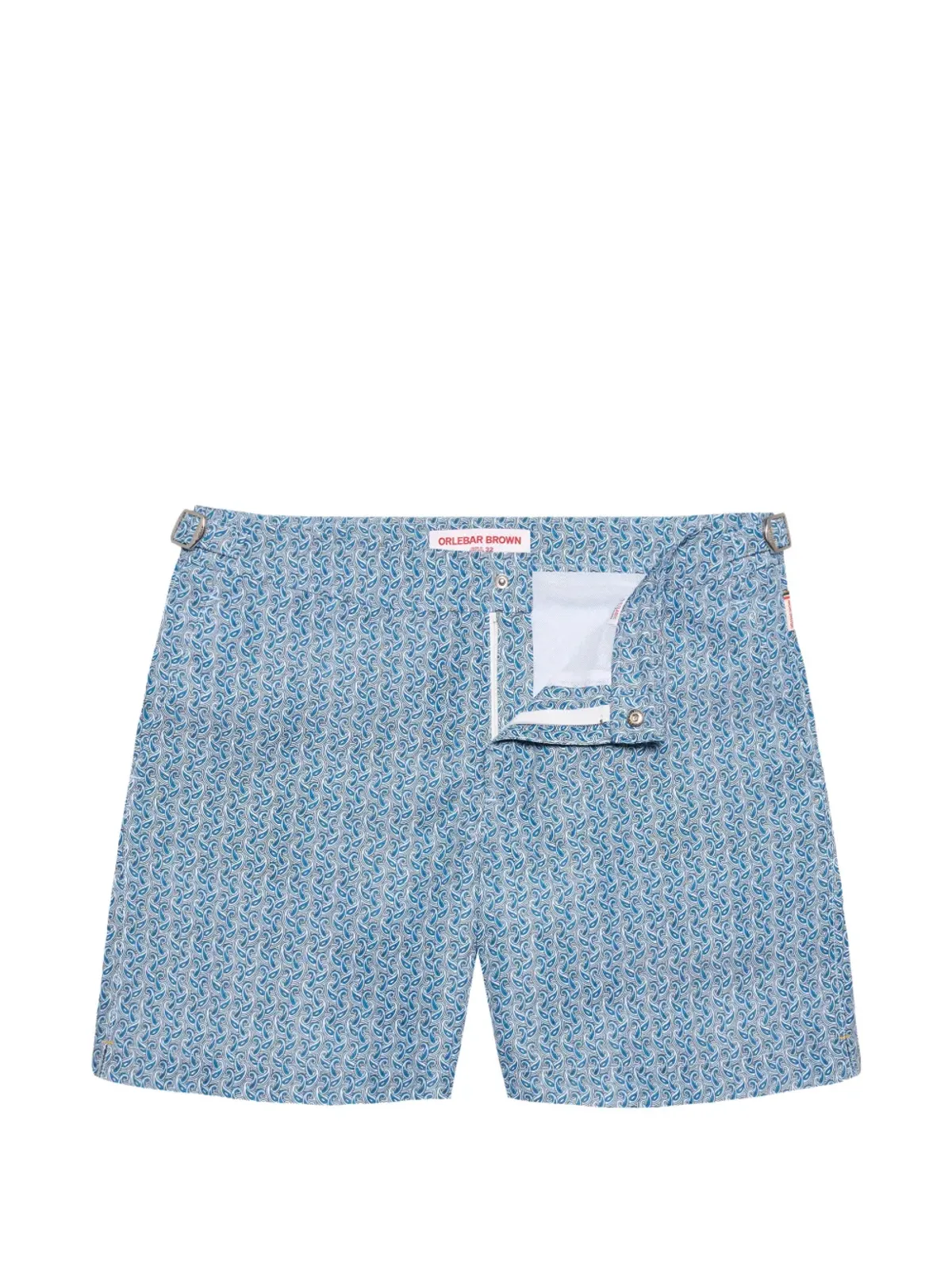 Orlebar Brown Bulldog柄スイムショーツ - Blue - 画像1