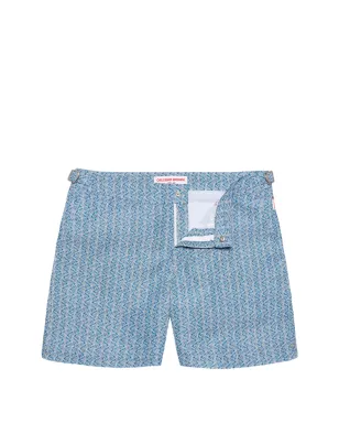 Orlebar Brown Bulldog柄スイムショーツ - Blue - サムネイル1