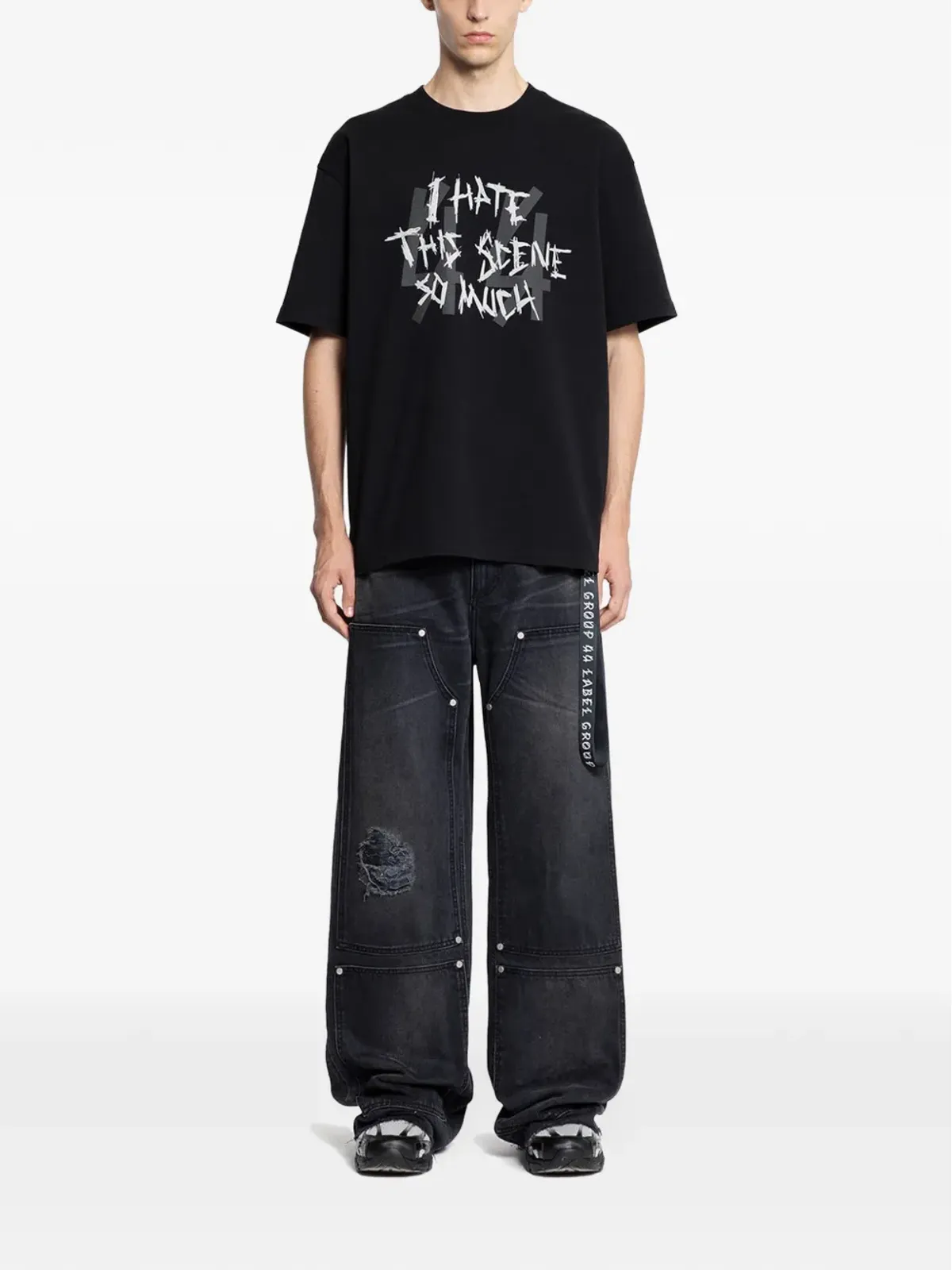 44 LABEL GROUP ジャージーTシャツ - 画像2