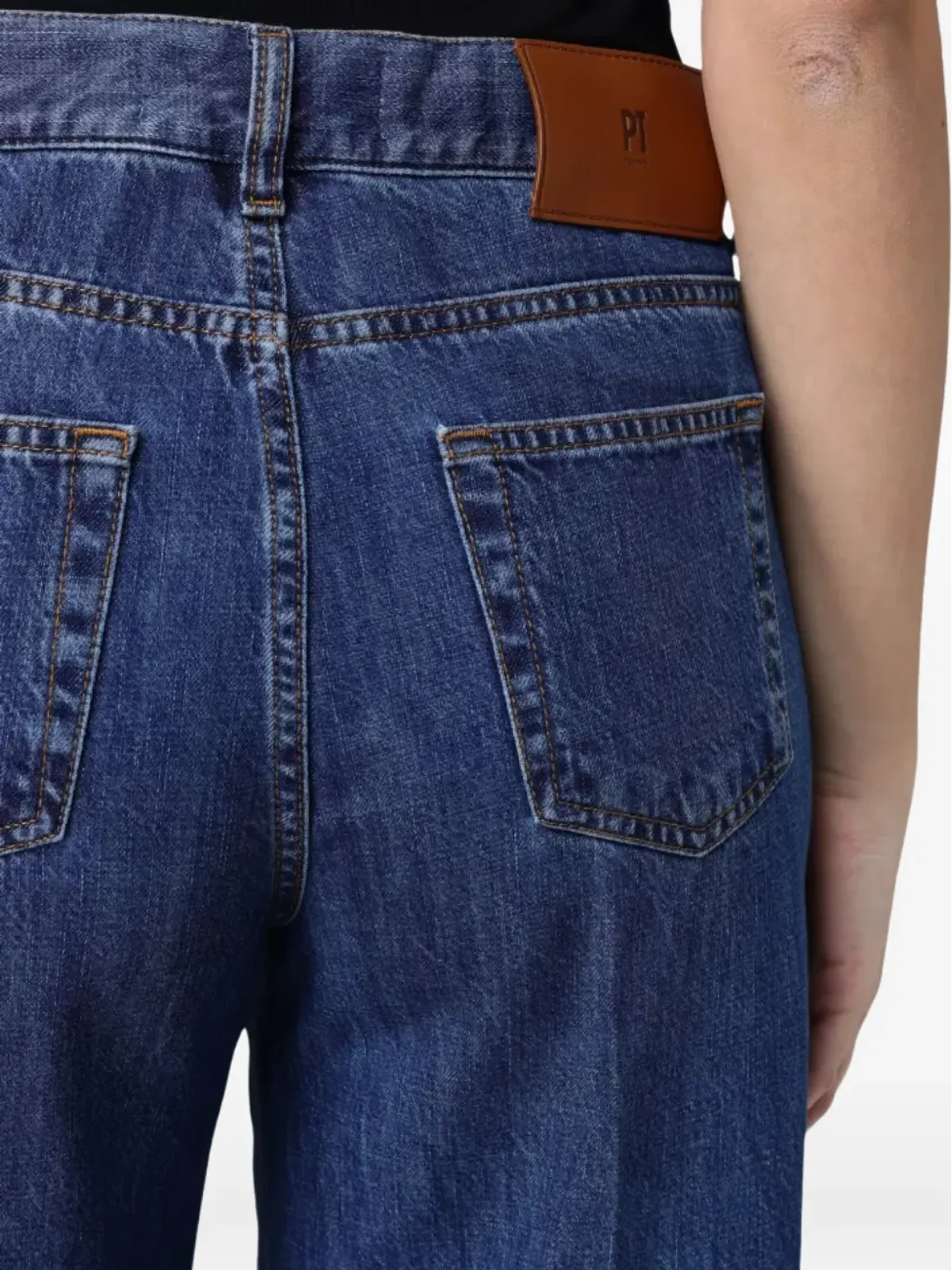PT Torino Cindy wide-leg jeans - Blue - 画像4