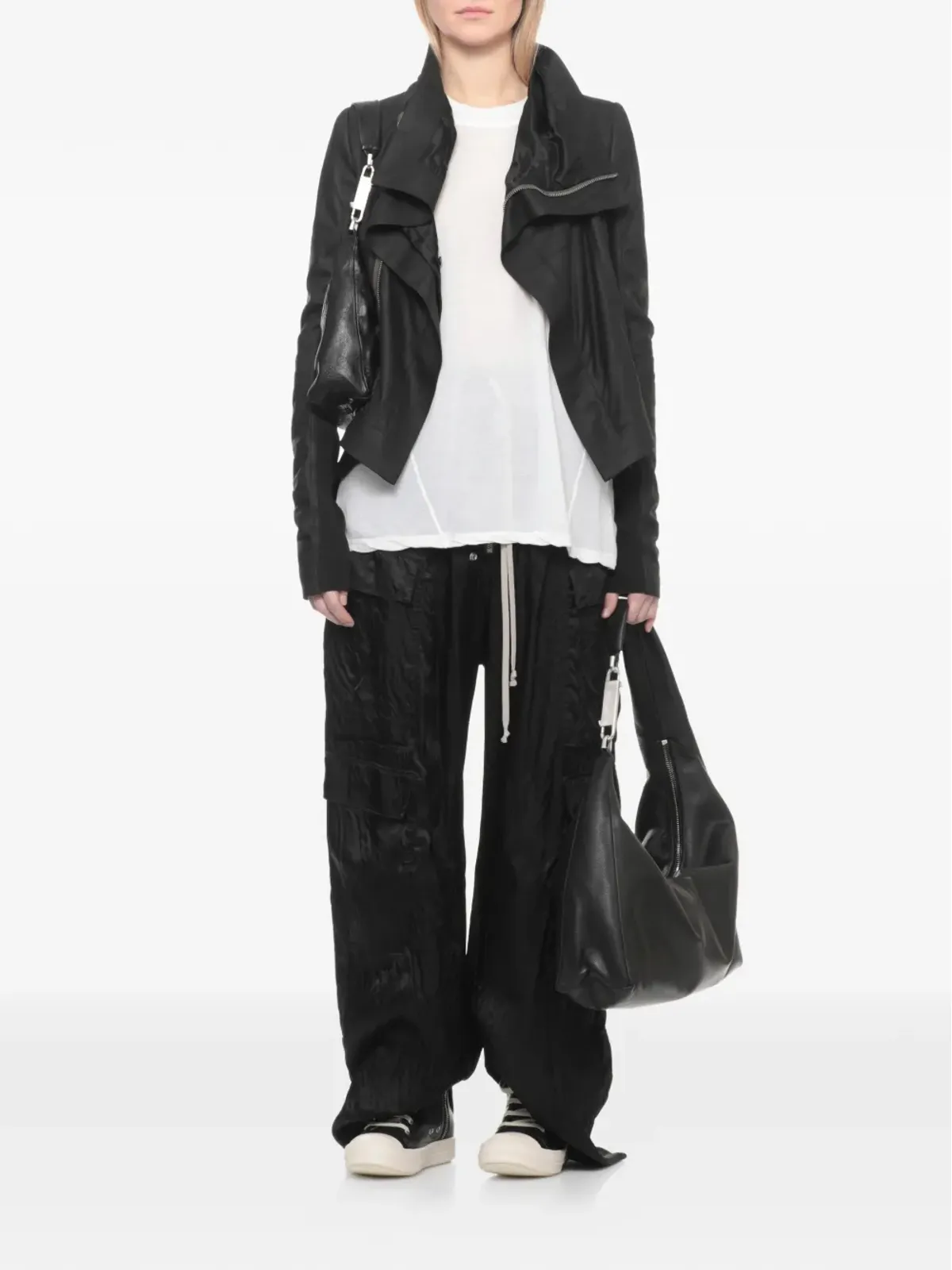 Rick Owens DRKSHDW ウォルラス・テール・ディテール Tシャツ - 画像2