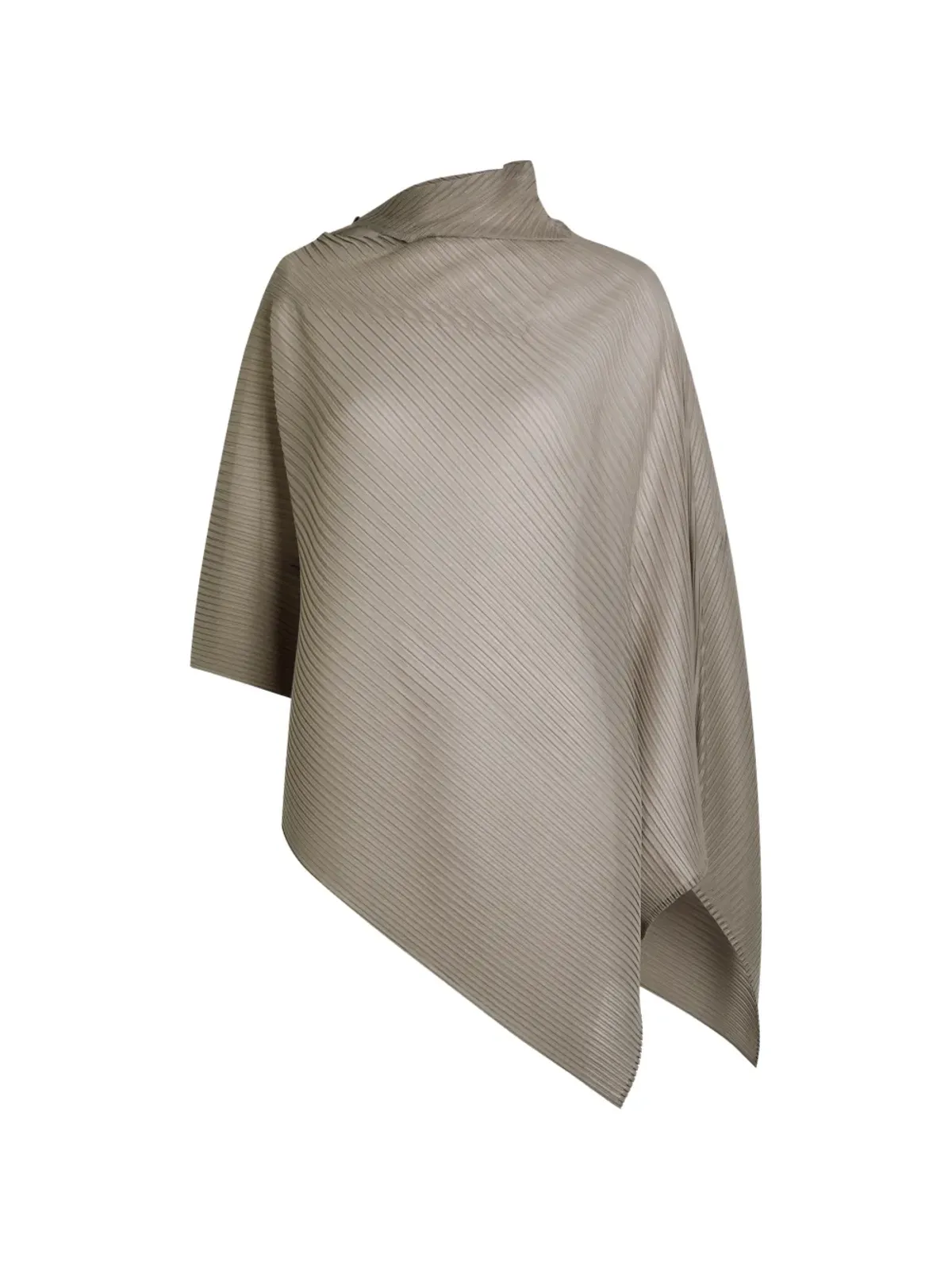 Issey Miyake プリーツアシンメトリックトップ - 画像1