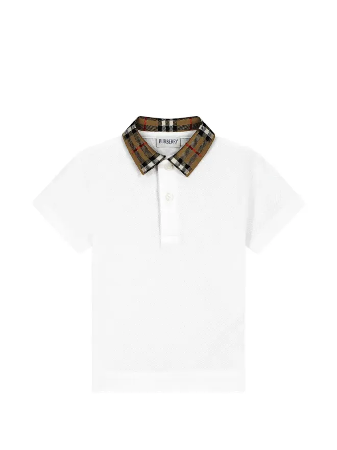 Burberry Kids Burberry Kids チェックカラー ポロシャツの商品画像