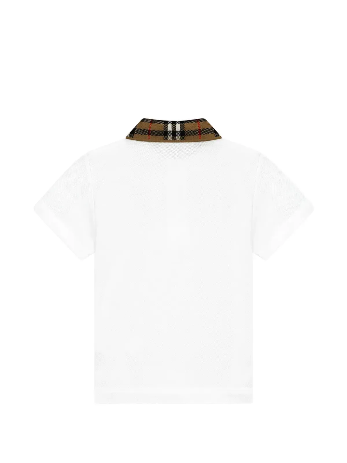 Burberry Kids チェックカラー ポロシャツ - 画像2