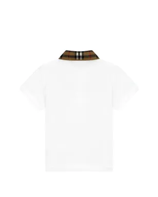 Burberry Kids チェックカラー ポロシャツ - サムネイル2