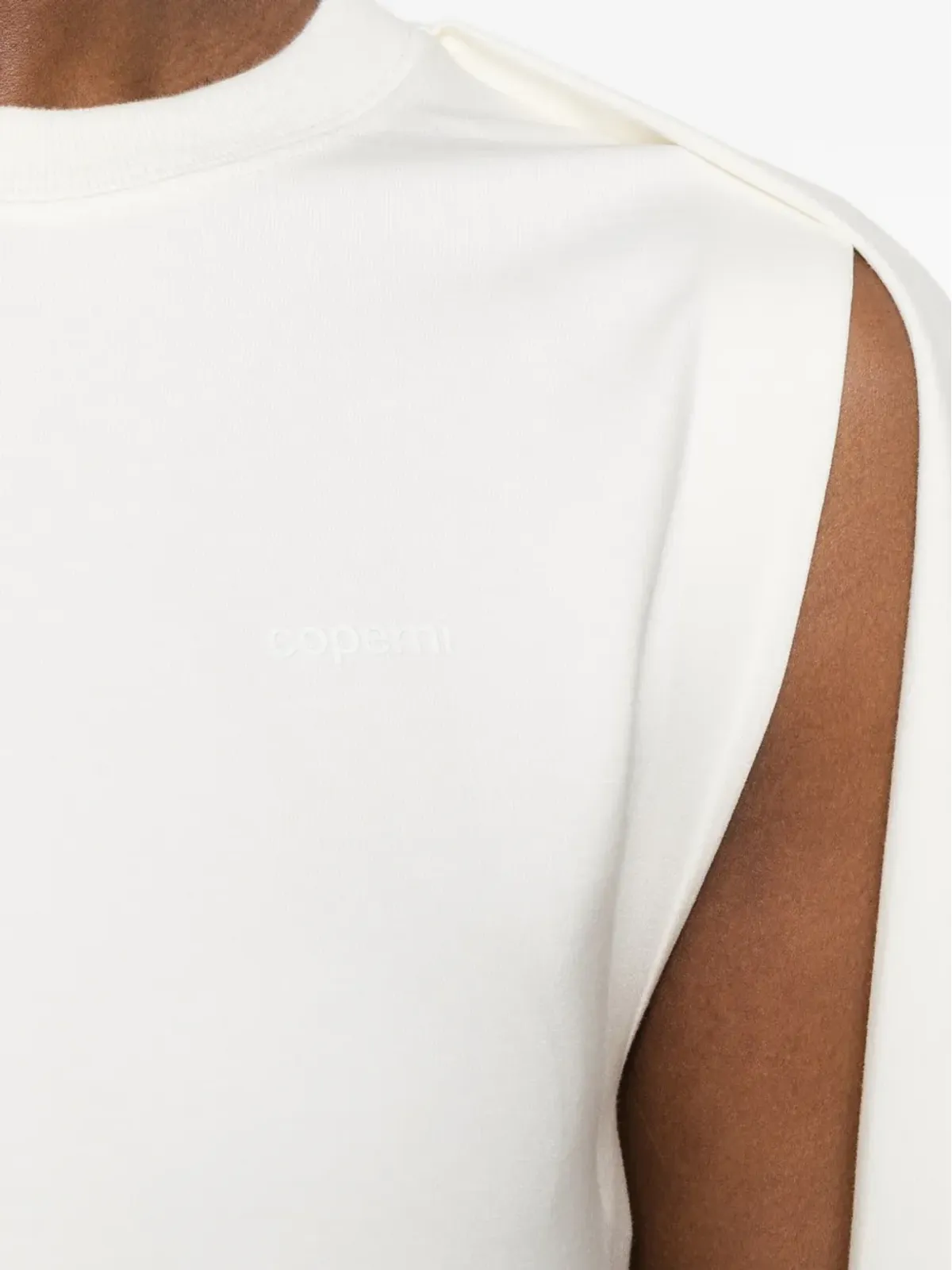Coperni ドレープ アシンメトリック Tシャツドレス - Neutrals - 画像5