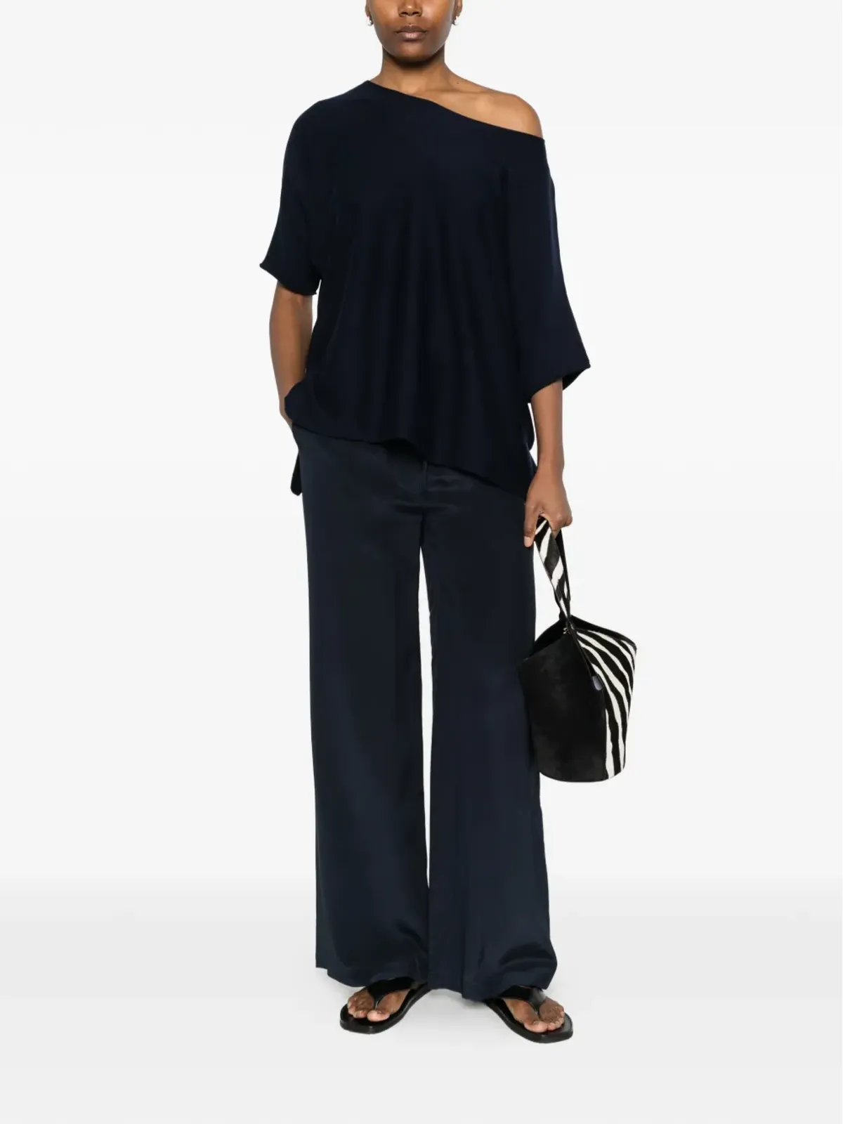 Philo-Sofie layered short-sleeve shirt - Blue - 画像2
