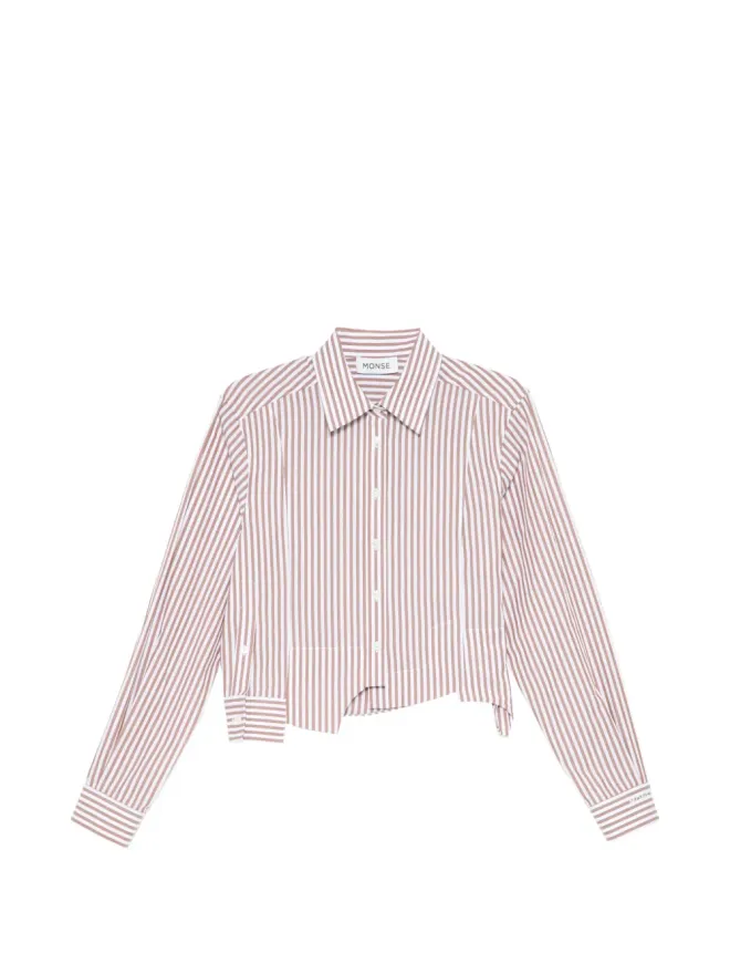 Monse Monse デコンストラクテッド クロップドシャツの商品画像