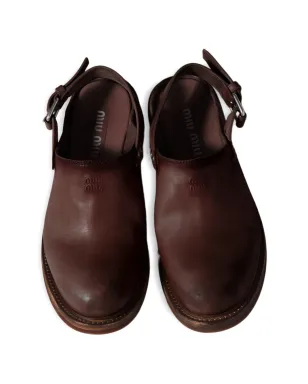 Miu Miu バックル付きミュール - サムネイル3