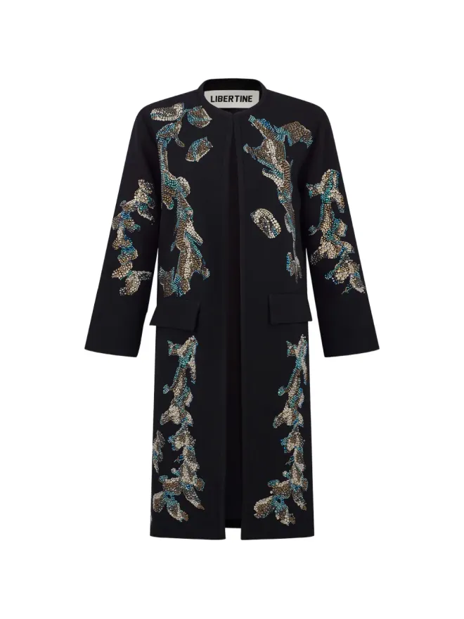Libertine Libertine Trail of Leaves コート - Blackの商品画像