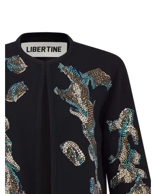 Libertine Trail of Leaves コート - Black - サムネイル2