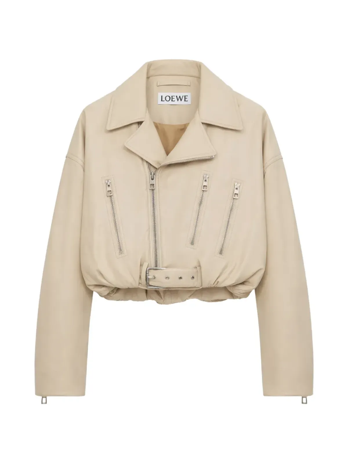 LOEWE ベルト付き バイカージャケット - 画像1