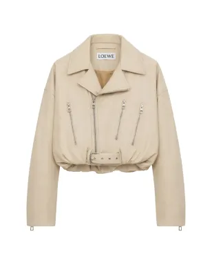 LOEWE ベルト付き バイカージャケット - サムネイル1