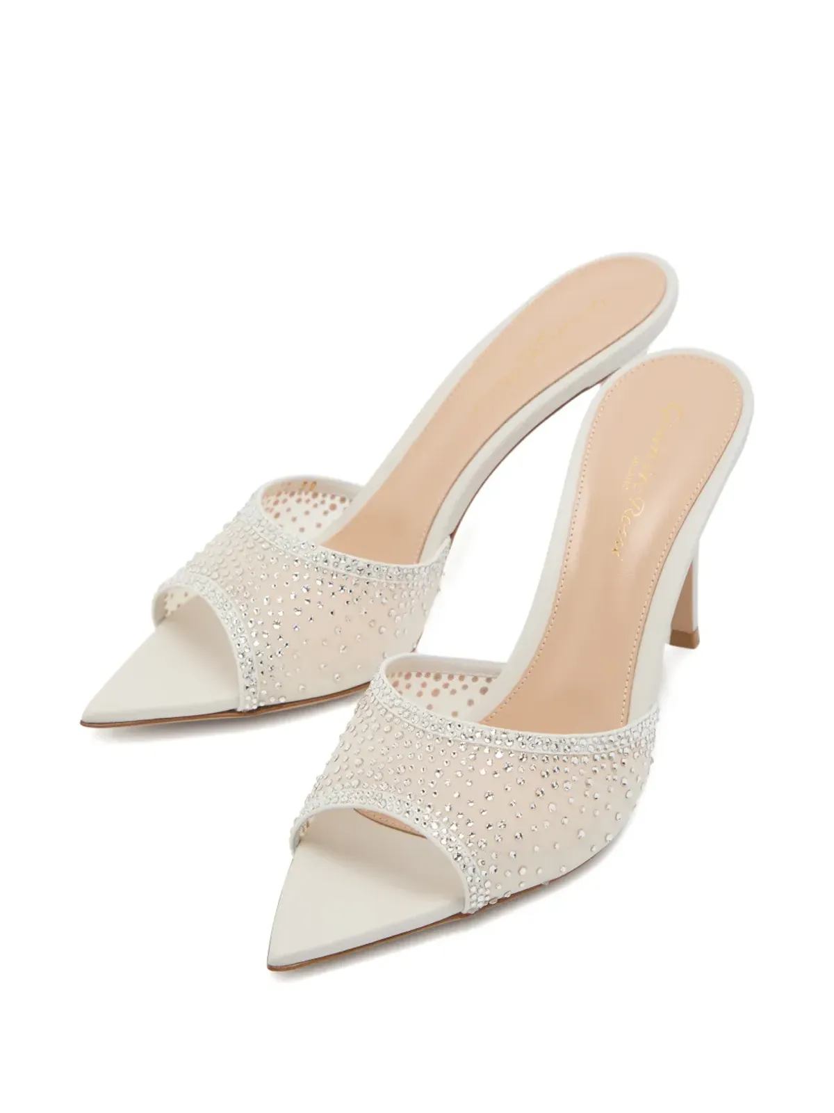 Gianvito Rossi ラニア エンベリッシュド ヒール付き サンダル - 画像2