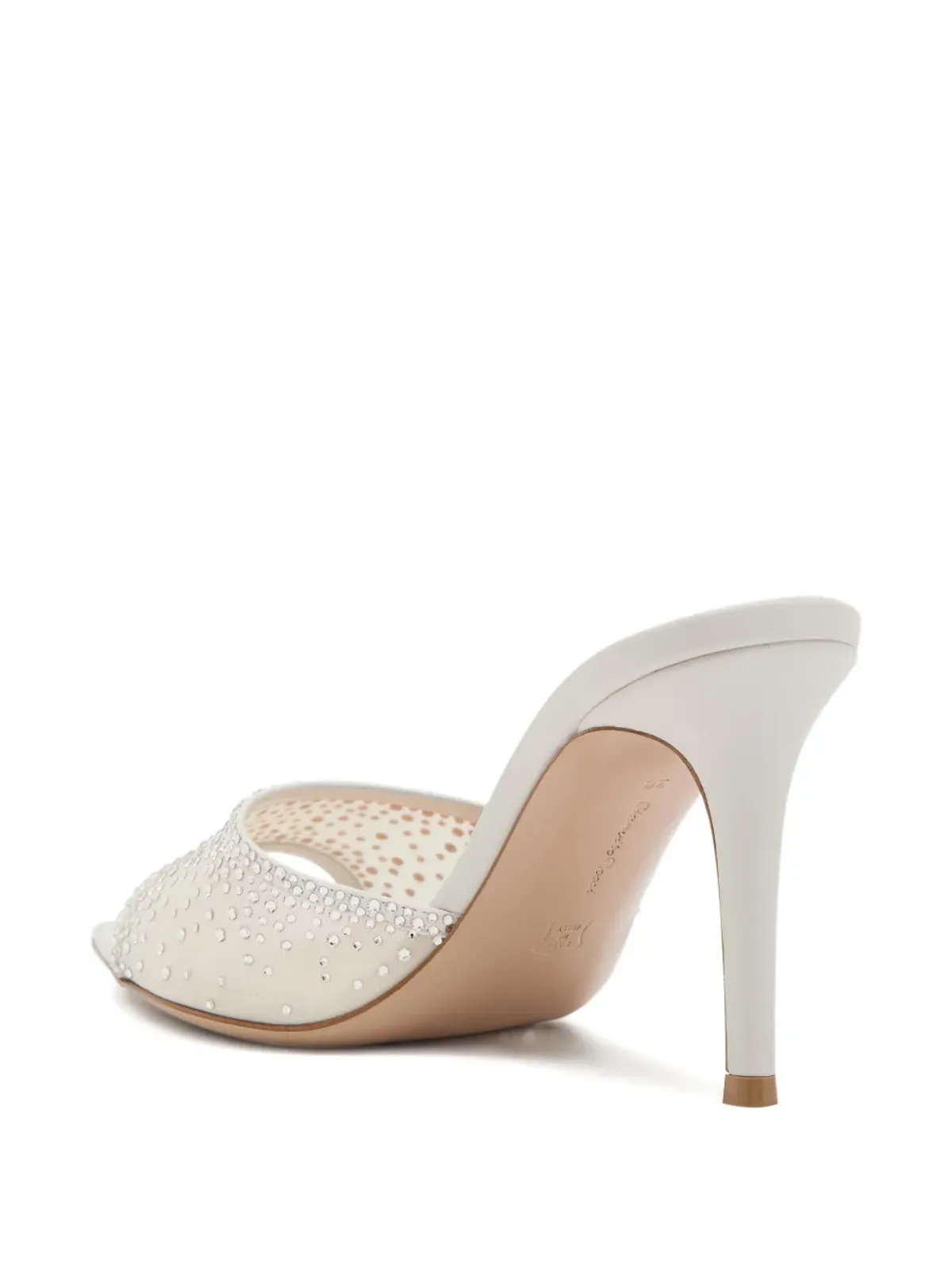Gianvito Rossi ラニア エンベリッシュド ヒール付き サンダル - 画像3