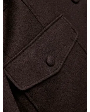 rag & bone ボタン付きポケットジャケット - ブラウン - サムネイル2