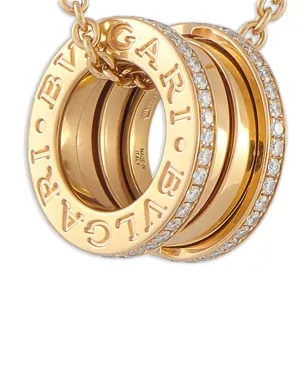 Bvlgari ビンテージ B.Zero1 ダイヤモンド ネックレス - ゴールド - サムネイル3