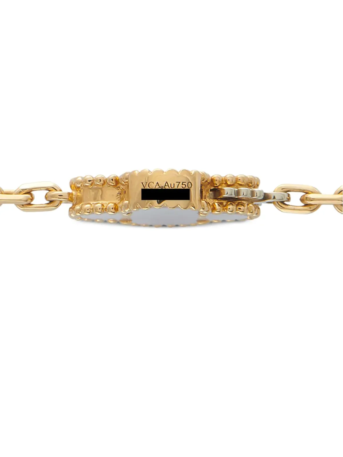 Van Cleef & Arpels ラッキー アルハンブラ クローバーリーフ ネックレス - ゴールド - 画像2