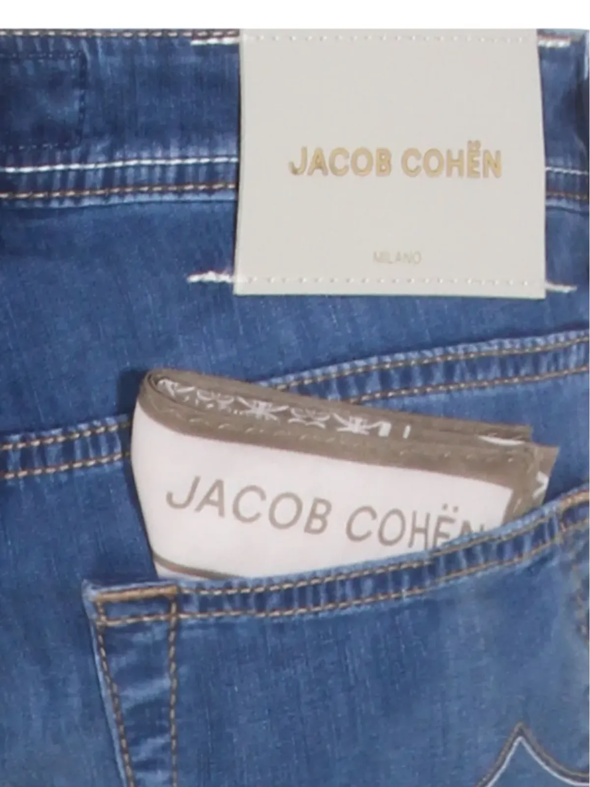 Jacob Cohën ステッチングジーンズ - 画像4