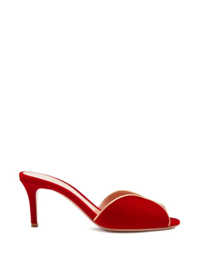Gianvito Rossi Gianvito Rossi 70カットアウトトリムサンダル - レッドの商品画像