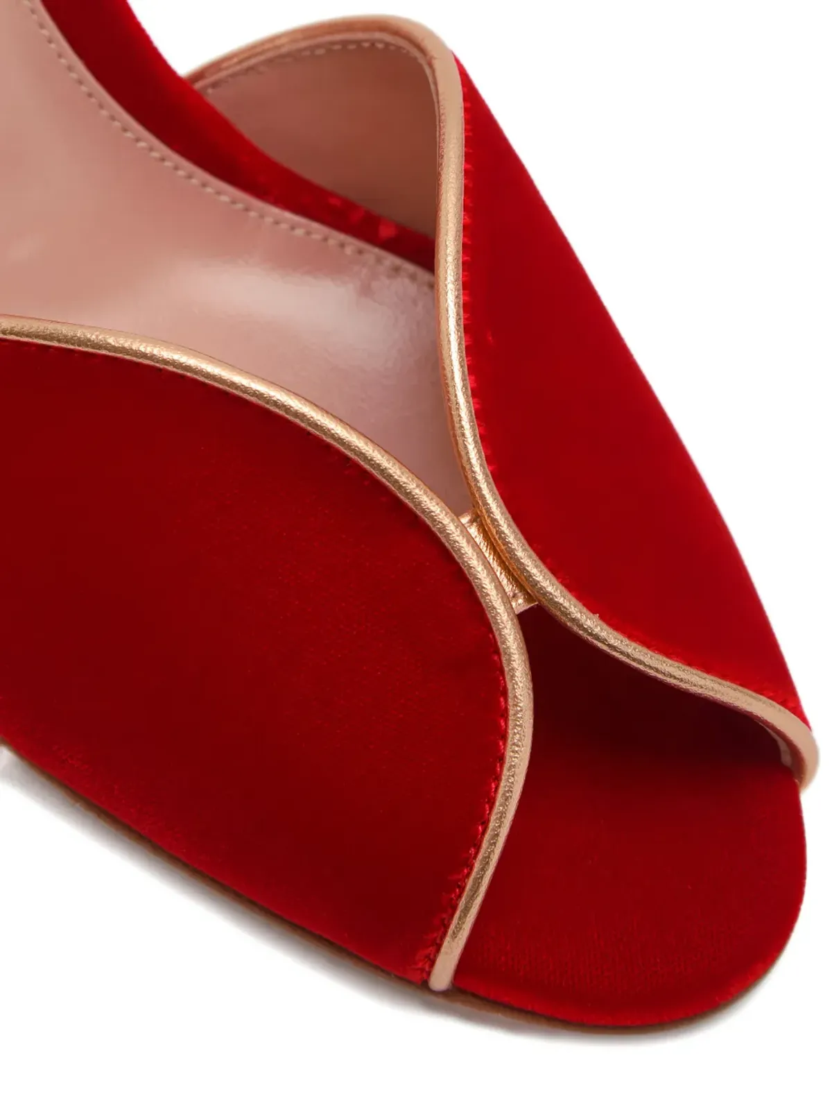 Gianvito Rossi 70カットアウトトリムサンダル - レッド - 画像4