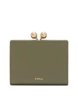 Furla ドット付きクラスプ レザー コインパース - サムネイル1