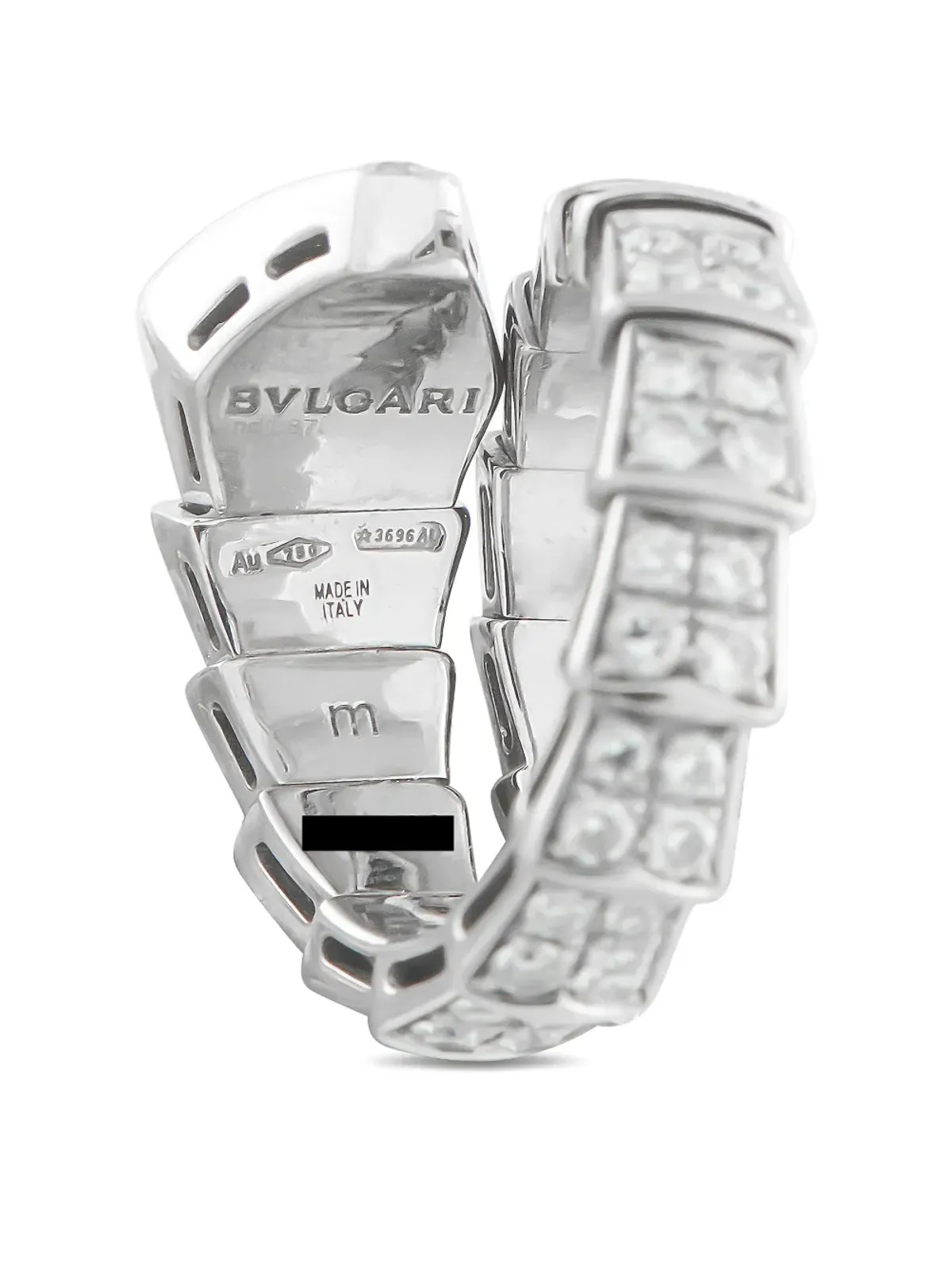 Bvlgari Pre-Owned セルペンティ ダイヤモンドリング - 画像2