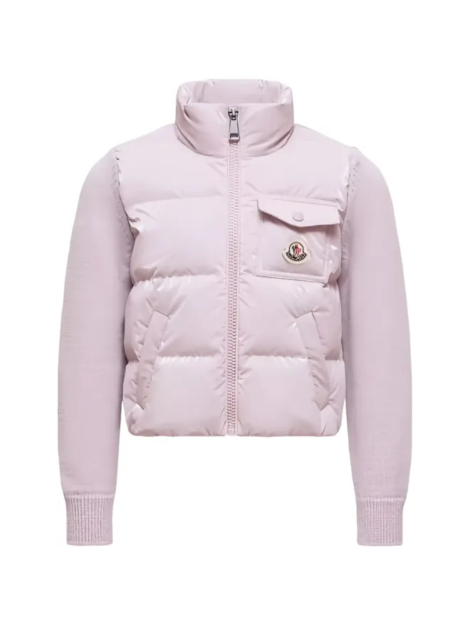 Moncler Enfant Moncler Enfant パッド入りディテールのカーディガン - パープルの商品画像