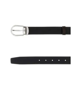 Montblanc ホースシュー レザー リバーシブル ベルト - サムネイル2